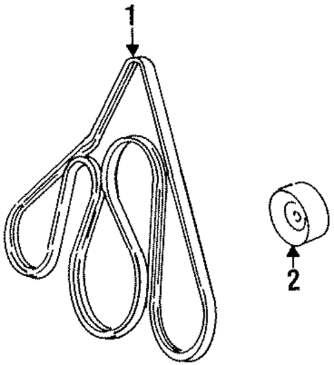 Belts & Pulleys for 1995 Ford Crown Victoria #0