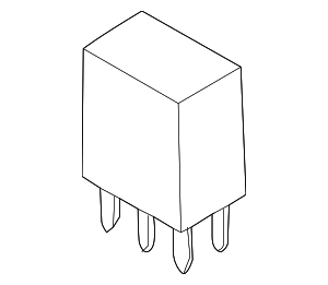 RLY8 - Electrical: Motorcraft™ Accessory Power Relay for Ford Image