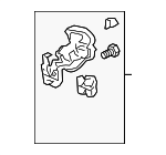 74851SDAK02 - : 2006-2007 Honda Accord - Lock Trunk (Handle+Power+Switch) for Honda: Accord Image