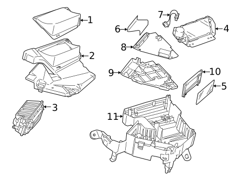 Head-UP Display Components for 2012 Toyota Prius Plug-In #0