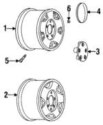 15650047 - Suspension: Hub Cap for GM Image