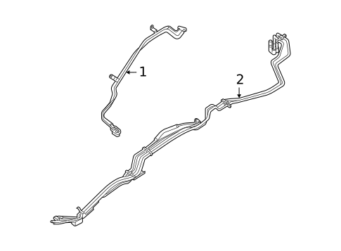 Rear AC Lines for 2009 Nissan Pathfinder #0
