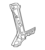 ALR9446 - Body: Inner Quarter Reinforced for Land-Rover Image
