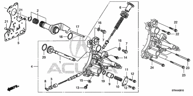 AT Regulator Body for 2008 Acura RDX #0