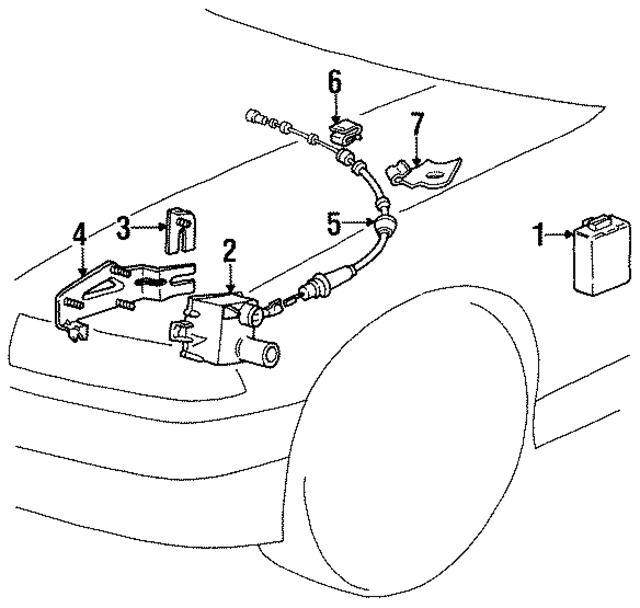 65718366496 - Electrical: Actuator Bracket for BMW Image
