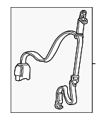 1L2Z98611B68AAA - Electrical: Retractor Assembly for Ford: Explorer Sport Image