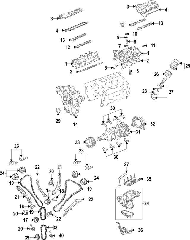 68293289AB - Engine: Cylinder Head for Mopar Image