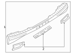 17A945093D - : Tail Light Assembly for Volkswagen Image