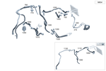 2065061400 - Heating and Ventilation: Heating Line for Mercedes-Benz: 300CD, C63 AMG S E Performance, GLC350e, GLC63 AMG S E Performance Image
