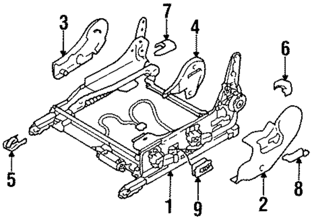 MR311050 - Body: Track Assembly for Mopar Image
