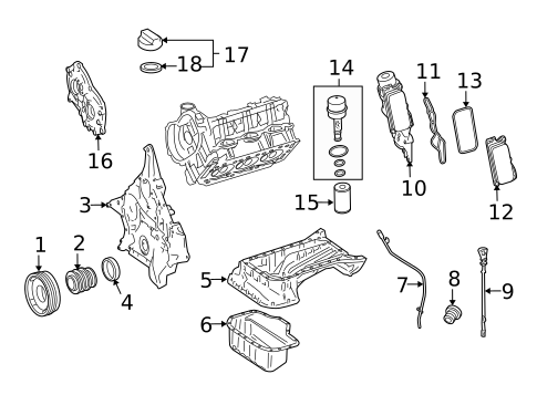 ENGINE PARTS for 2010 Mercedes-Benz S400 #3