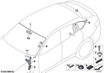 51317416257 - : Drip Molding, Left for BMW Image