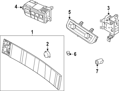 Cluster & Switches for 2025 Hyundai Tucson #0