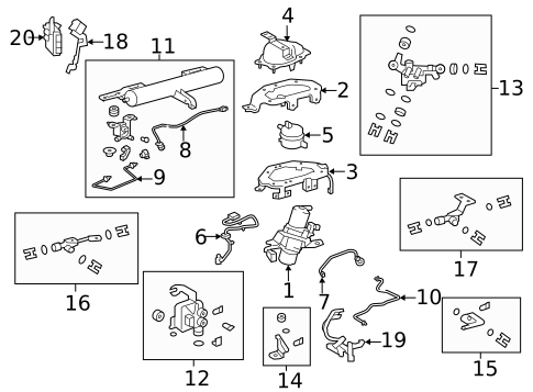 Auto Leveling Components for 2012 Lexus RX450h #0