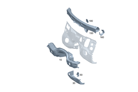 Firewall and Connecting Parts for 2023 Mercedes-Benz GLC300 #0