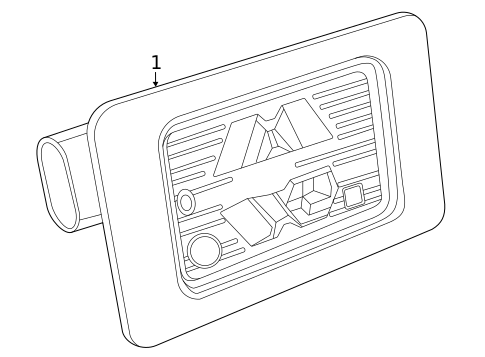 License Lamps for 2026 Cadillac Escalade #0