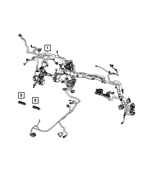 Wiring, Instrument Panel for 2023 Jeep Gladiator #1