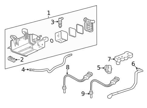 Emission Components for 2008 Saturn Vue #0