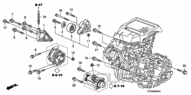 Engine Mounting Bracket for 2008 Acura RDX #0