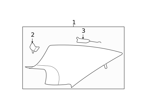 Interior Trim - Quarter Panels for 2012 Chevrolet Malibu #0