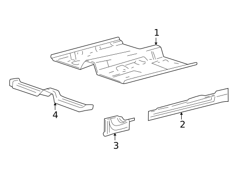 Floor & Rails for 2005 Mercury Sable #0