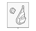 75490T90A01 - Body: Corner Trim for Honda Image