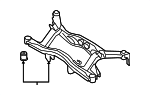 20152AG00D - Suspension: Suspension Cross-member for Subaru: Legacy, Outback Image