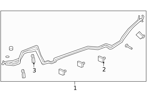 Rear AC Lines for 2015 Chevrolet Traverse #0