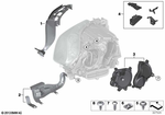 63117240368 - Lighting: Gasket, Headlight, Right for BMW Image