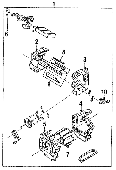 Heater for 1994 Mazda MX-6 #0