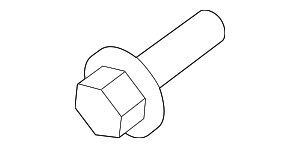 N10196103 - Cooling System: Automatic Transmission Oil Cooler Hose Banjo Bolt for Porsche Image