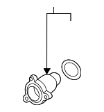 PAB121115E - Cooling System: Thermostat Housing for Porsche: Cayenne, Macan, Panamera Image
