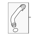 97010640210 - : Inlet Hose for Porsche: Panamera Image