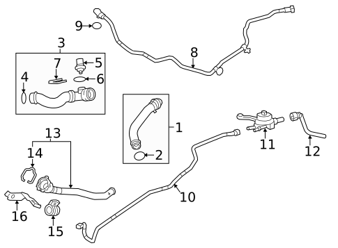 Radiator & Components for 2012 Porsche Panamera #7
