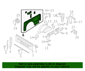 Genuine OEM Ford Part - Truck Bed Panel FL3Z-9527840-D | Genuine OEM ...