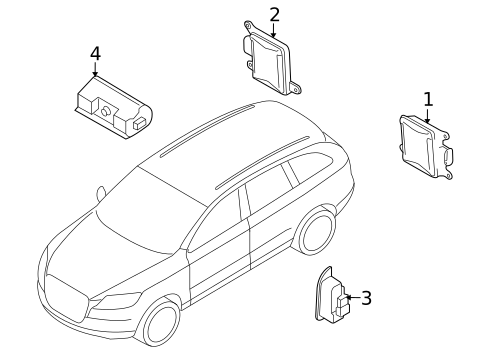 Electrical Components for 2010 Audi Q7 #2