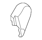 81648TF0J01ZA - Body: Recline Cover for Honda: Fit, Insight Image