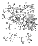 68017816AB - Air Conditioners and Heaters: Air Inlet Housing for Mopar Image