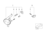 63137165863 - Lighting: Front Left Turn Indicator for Mini Image