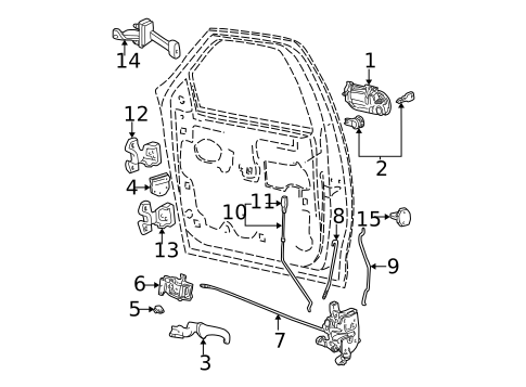 Front Door for 2003 Ford F-150 #1