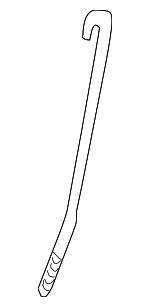 F75Z1522153AA - Body: Control Rod for Ford: F-150, F-150 Heritage, F-250 Image