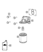 68523994AA - 2.4L ESS; Engine: 0w20 Engine Oil for Mopar Image