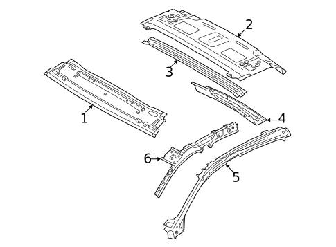 Roof & Components for 2024 Volvo C40 Recharge #0