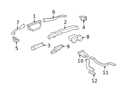 Ducts for 2008 Chevrolet Malibu #1