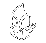 517550W000DS - : Splash Shield for Hyundai: Santa Fe, Santa Fe Sport Image