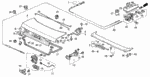 74872SM4000 - Body/Air Conditioning: SPRING, L. TRUNK OPENER for Honda Image