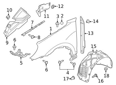 Fender & Components for 2021 Porsche Panamera #2