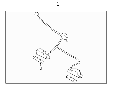 License Lamps for 2013 Hyundai Genesis Coupe #0