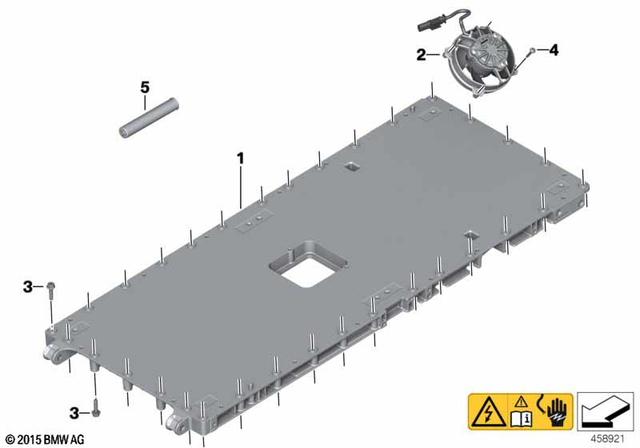 61278559459 - General Electrical System: Electric Fan -  for BMW-Motorrad Image image