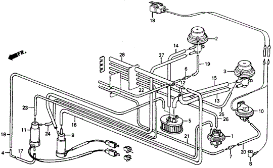 No. 2 Tubing ('84) (1.5 DX) for 1984 Honda Civic #0